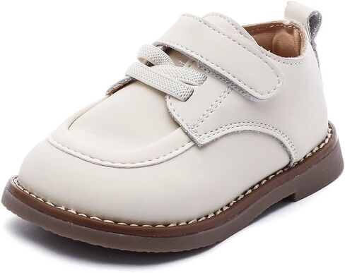 Toddler Boys Girls Dress Shoes Genuine Leather Loafers Shoes Wedding Church Dress Shoes Loafer Flats for Baby Little Kids in Saudi Arabia