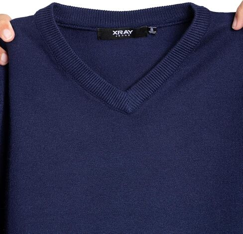 X Ray Boys School Uniform Uniform Sweater V -Neck (XS - XXL) ، Big Boys '& Little Kids Youth Long Long in Kuwait