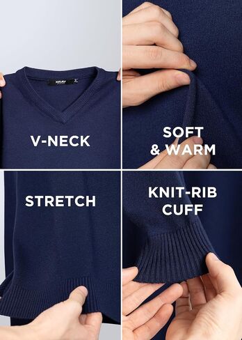 X Ray Boys School Uniform Uniform Sweater V -Neck (XS - XXL) ، Big Boys '& Little Kids Youth Long Long in Kuwait