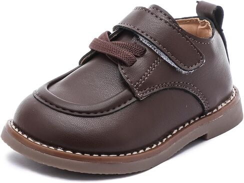 Toddler Boys Girls Dress Shoes Genuine Leather Loafers Shoes Wedding Church Dress Shoes Loafer Flats for Baby Little Kids in Saudi Arabia