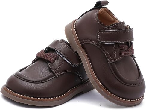 Toddler Boys Girls Dress Shoes Genuine Leather Loafers Shoes Wedding Church Dress Shoes Loafer Flats for Baby Little Kids in Saudi Arabia