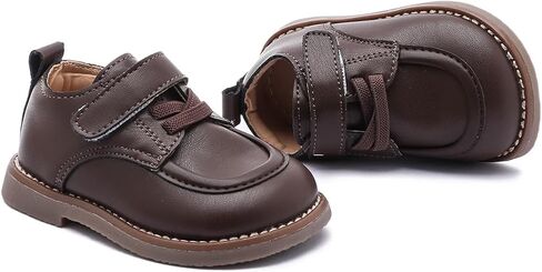 Toddler Boys Girls Dress Shoes Genuine Leather Loafers Shoes Wedding Church Dress Shoes Loafer Flats for Baby Little Kids in Saudi Arabia