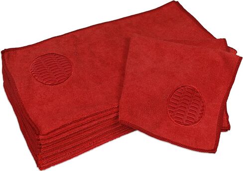 منشفة تنظيف بقعة Microfiber Cleanaide® 16 × 16 في حزمة أخضر 12 in Kuwait