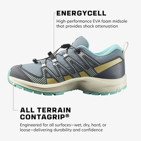 Salomon Unisex Junior’s XA Pro V8 Mid Waterproof Trail Running Shoes in Saudi Arabia