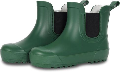 WILLPORT Toddler Rain Boots,Waterproof kids Chelsea Rain Boots for Boys and Girls in Kuwait