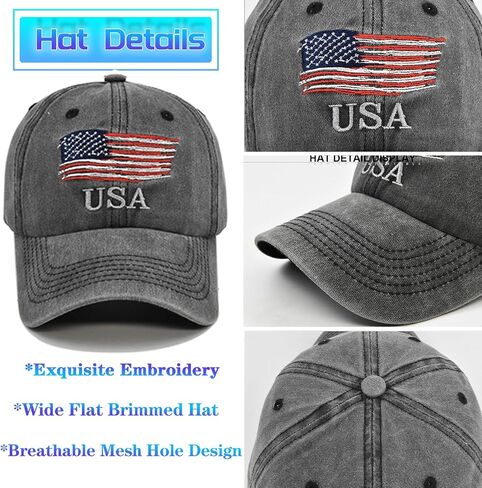 Baseball Cap for Men Women Embroidery New York Vintage Baseball Hat Mens Cotton Denim Trucker Cap New York Hat for Men Women Distressed Adjustable Strapback Dad Hat Sun Hat Unisex Black Ball Cap Gift in Saudi Arabia