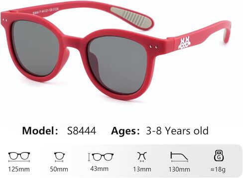 EYEBUDDY Kids Toddler Sunglasses Age 2-4/3-5 Boys Girls Polarized UV Protection Sun Glasses for Age 2-8 in Kuwait