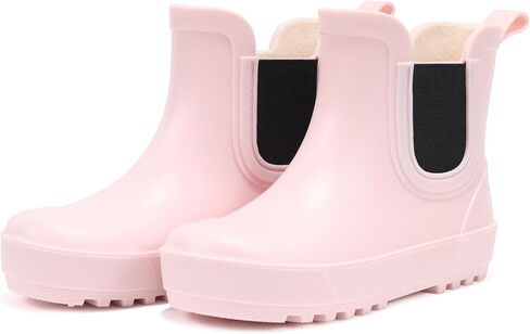 WILLPORT Toddler Rain Boots,Waterproof kids Chelsea Rain Boots for Boys and Girls in Kuwait