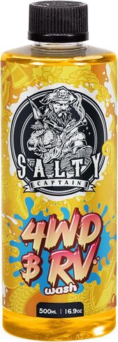 غسول مركّز Salty Captain 4WD - (32 أونصة سائلة) صابون رغوي شديد التحمل للطرق الوعرة والمركبات ATV والشاحنات والمركبات الترفيهية | تم اختباره معمليًا وآمن على جميع الأسطح، تركيبة درجة حموضة 12 in Kuwait