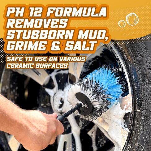 غسول مركّز Salty Captain 4WD - (32 أونصة سائلة) صابون رغوي شديد التحمل للطرق الوعرة والمركبات ATV والشاحنات والمركبات الترفيهية | تم اختباره معمليًا وآمن على جميع الأسطح، تركيبة درجة حموضة 12 in Kuwait