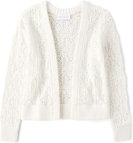 The Children's Place Girls' Long Sleeve Open Front Knit Cardigan in Saudi Arabia