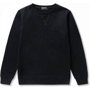 Dotdog للجنسين الشباب الناعم ناعم الصوف الأساس الأساسي Crewneck pulver sweatshirt للأولاد أو البنات (سن 3-12 سنة)