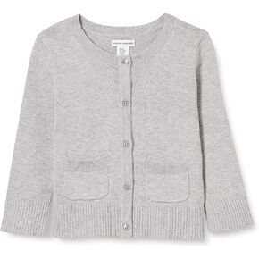 Amazon Essentials Girls and Toddlers' Uniform Slim Fit Cardigan Sweater
