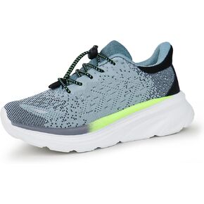Tobfis Boys Girls Kids Arch Support Bungee Tennis Athletic Running Shoes Lightweight Breathable School Walking Sneakers(Toddler/Little Kid/Big Kid)