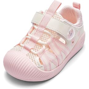 Balabala Toddler Sneakers Girls Boys Breathable Walking Shoes Sport Sandals Sandals Lightweight Mesh Upper with Hook and Loop