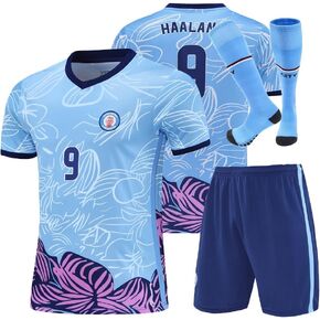 Kids Soccer Jerseys Tracksuit For Boys and Girls Youth Shirts and Shorts +Sock