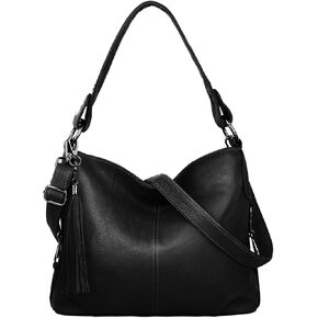 YALUXE Genuine Leather Shoulder Bags Stylish Hobo Handbags Purses Crossbody Bags for Women in Kuwait