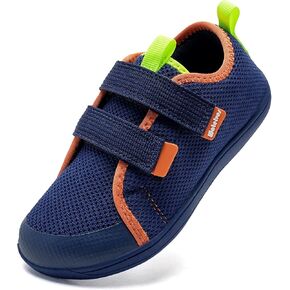 WateLves Toddler Little Kid Wide Barefoot The First Walking Shoes Girls Boys Breathable Lightweight Splay Naturally Minimalist Sneakers