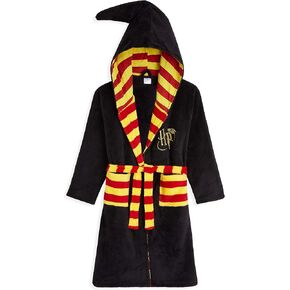 Harry Potter Kids Dressing Gown, Gryffindor Slytherin Soft Fleece Robe For Boys