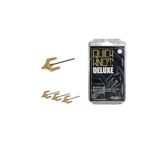 Quick Knot® Deluxe | أداة ضفيرة | مقطع ماني للضفائر | مناسبة للخيول والموانئ | قابل لإعادة الاستخدام (XL ، الأسود)
