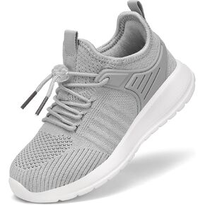 Kescoo Boys Girls Sneakers Kids Tennis أحذية خفيفة الوزن طلاب التنفس الرياضة الأحذية الرياضية الرياضية للطفل الصغير/الكبير