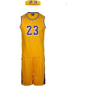الأولاد #23 كرة السلة Jersey Outfit Athletic Tank Top Top Thorems Thirts Suit Suit Suit Viewbeld Geam