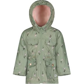 OSHKOSH B'GOSH Girls' Fleece-Lined Midweight Hooded Jacket
