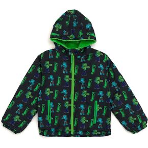 Minecraft Zip Up Waterproof Rain Jacket Little Kid to Big Kid Sizes (5-6 - 12)