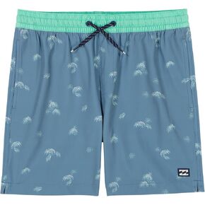 Billabong Boys' Layback 4-Way Stretch Swim Trunks with UPF 50+ Sun Protection, Quick Dry Bathing Suit