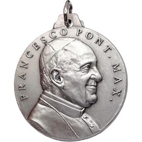 JUBILEE MEDAL 2025 (POPE FRANCIS/OFFICIAL JUBILEE LOGO) - THE PATRON SAINTS MEDALS - 100% MADE IN ITALY