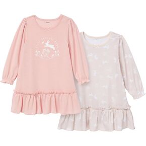 Gerber Baby Toddler Girls '2-pack Fleece Lightgowns