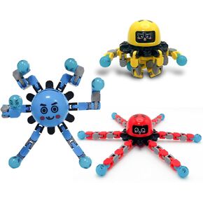 ألعاب Fidget Transformable Transforge Transforge ADHD Tools for Kids Teen Teen Toddler Autism Sensory Toys Juguetes Para Niños 4 Pack Party Party Favors for Kids