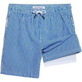 maamgic Boys Swim Trunks Compression Liner Stretch Teen Boy Swim Shorts Anti-Chafe Bathing Suits with Zipper Pockets