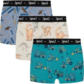 Deux Par Deux Boy Boxers ، ملابس داخلية للأطفال ، ملخصات الملاكم