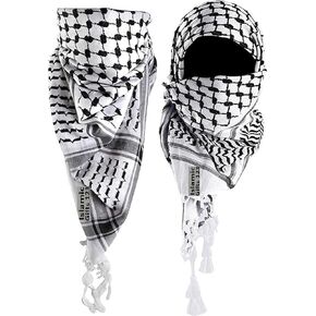 وشاح فلسطين شيماغ القطن العربي keffiyehy و وشاح للرجال رأس العنق الوجه التفاف القطن الرجال العسكرية المنسوجة