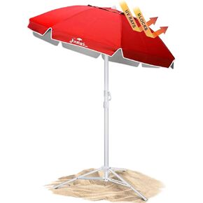 مظلة محمولة UV Sun Shade مع حامل ثلاثي القوائم - خفيفة الوزن وقابلة للتعديل والحماية الفورية للرياضة في الهواء الطلق ، والتخييم ، والمزيد - الأزرق