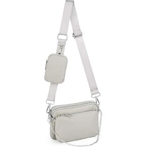 أكياس Uto Small Crossbody للنساء 3 في 1 حزام عصري مصمم أزياء مصمم Mini Cute Sling Fanny Cack