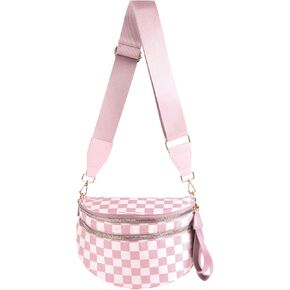 حقيبة BAM Crossbody Bag Bag Bag Bag Bag Bass للنساء ، وحزم حزم حزم فاصلة فسيحة