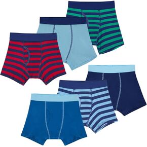 Saint Eve Kids Little Boys Cotton Cotton Door ، Soft Breatable Multi Pack Boxer Boxer in Kuwait