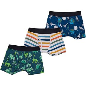 Meundies Boys Boxer Brief - Soft Modal Fabric مع عدم وجود قرص حزام | المطبوعات الممتعة والتصميم الخالي من الخدش ودائم