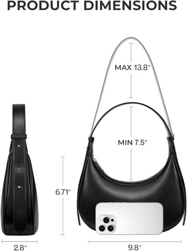 CHOLISS Shoulder Bag for Women RFID Vegan Leather Crescent Hobo Bag Clutch Underarm Purse Top-Handle Travel Handbags in Kuwait