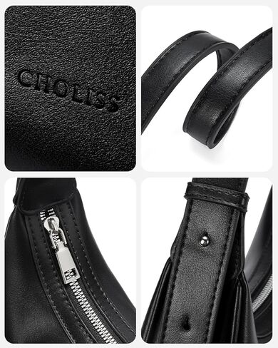 CHOLISS Shoulder Bag for Women RFID Vegan Leather Crescent Hobo Bag Clutch Underarm Purse Top-Handle Travel Handbags in Kuwait