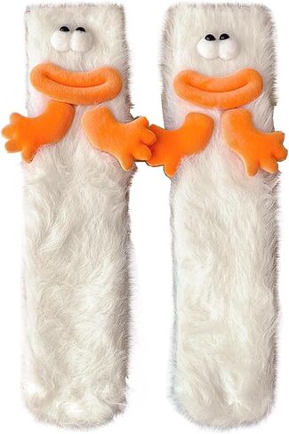 Crazy Funny Fuzzy Silly Socks for Kids Women,Girls Fluffy Slipper Novelty Fun Socks,Boy Men Cute Cozy Soft Animal Socks in Saudi Arabia