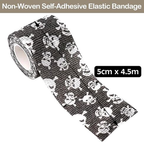 24 Rolls Self Adhesive Bandage Wrap 2 Inchx 5yard Wrap Cohesive Bandage for Doggie Dogs Cats Horses Birds Animals Non-Woven Strong Sports Tape for Wrist Healing Ankle Sprain & Swelling in Kuwait