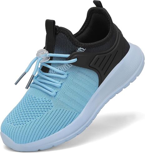 KESCOO Boys Girls Sneakers Kids Tennis Shoes Lightweight Breathable Students Sports Athletic Running Shoes for Little/Big Kid in Saudi Arabia