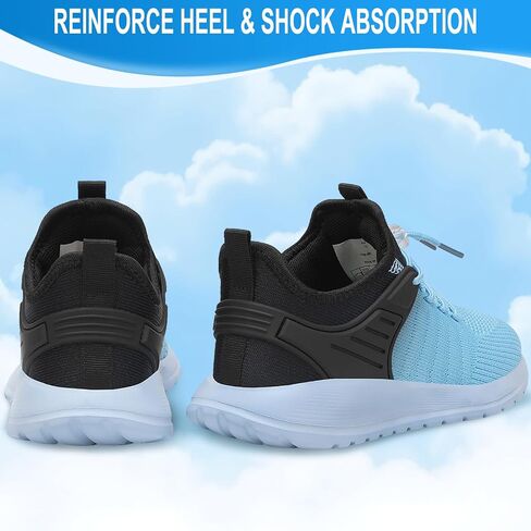 KESCOO Boys Girls Sneakers Kids Tennis Shoes Lightweight Breathable Students Sports Athletic Running Shoes for Little/Big Kid in Saudi Arabia