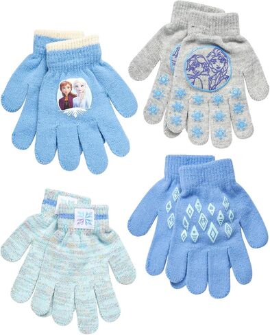 Disney girls Toddler and Little Girls' Frozen Gloves Or Mittens (4 Pack) in Saudi Arabia