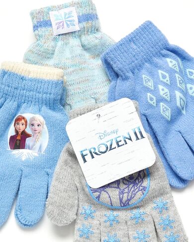 Disney girls Toddler and Little Girls' Frozen Gloves Or Mittens (4 Pack) in Saudi Arabia