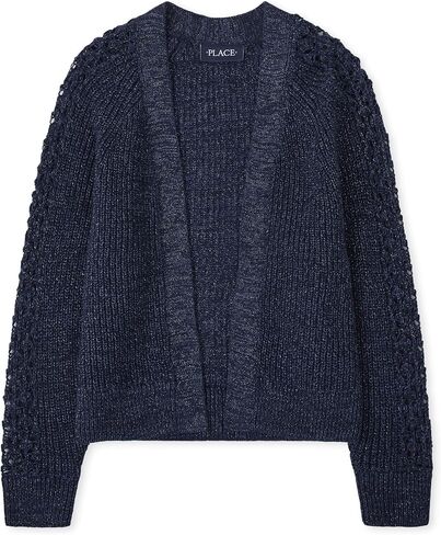 The Children's Place Girls' Long Sleeve Open Front Knit Cardigan in Saudi Arabia