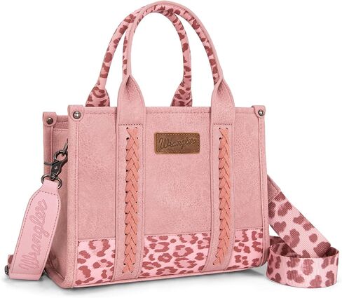 Montana West × Wrangler Tote Bag for Women Western Cow Print Purse Designer Top Handle Handbags in Kuwait